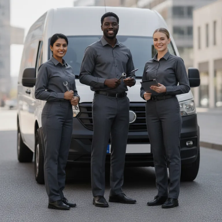 Chauffeur team in Hollywood